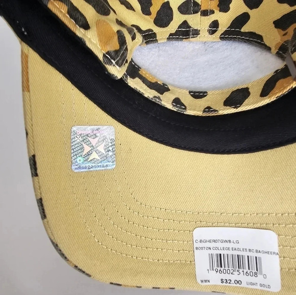 Women's '47  Boston College Tan Bagheera Cheetah Clean Up Adjustable Hat - Picture 3 of 6
